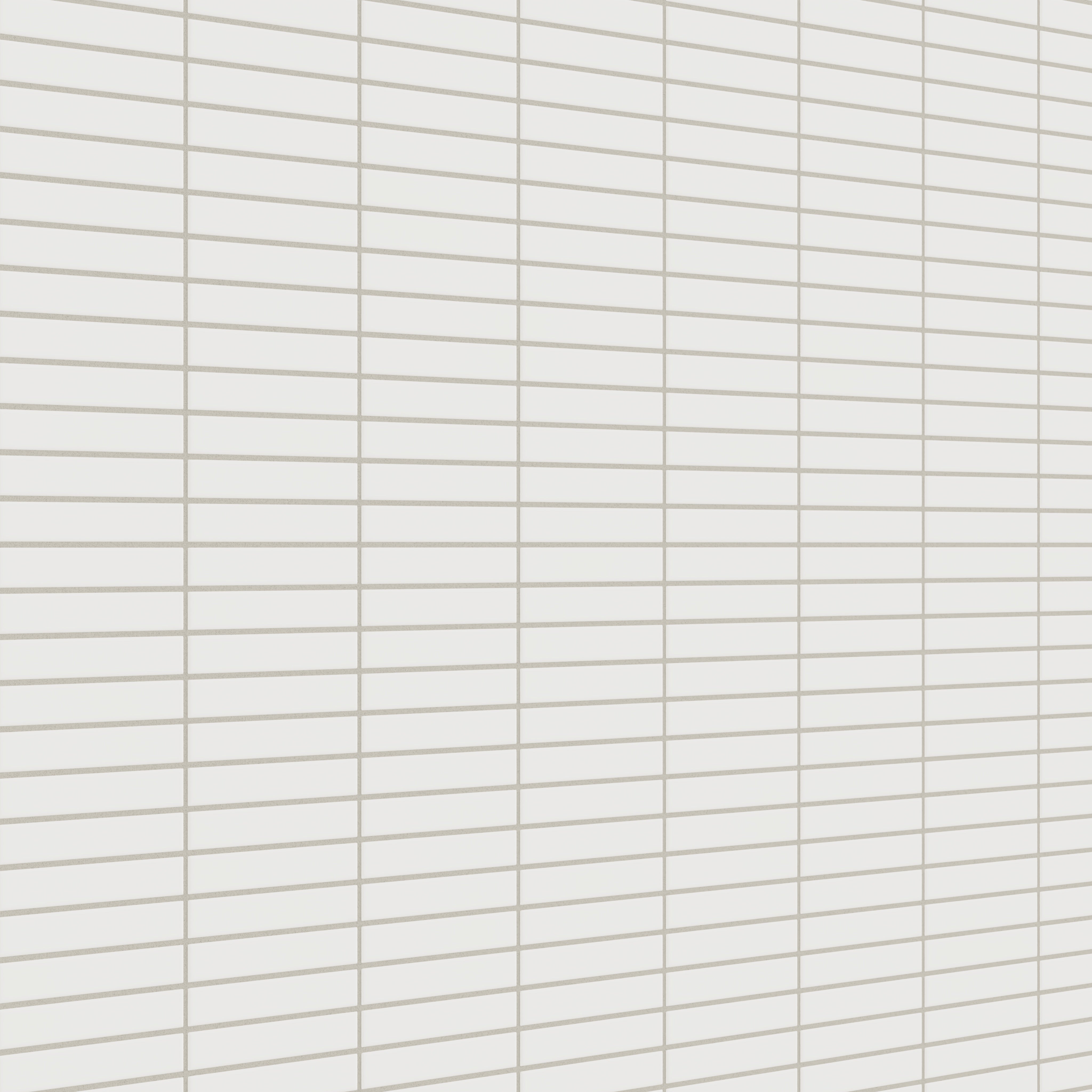 1x6 Straight Set Sheeted Original Ceramic Mosaic Tile in Frost Matte