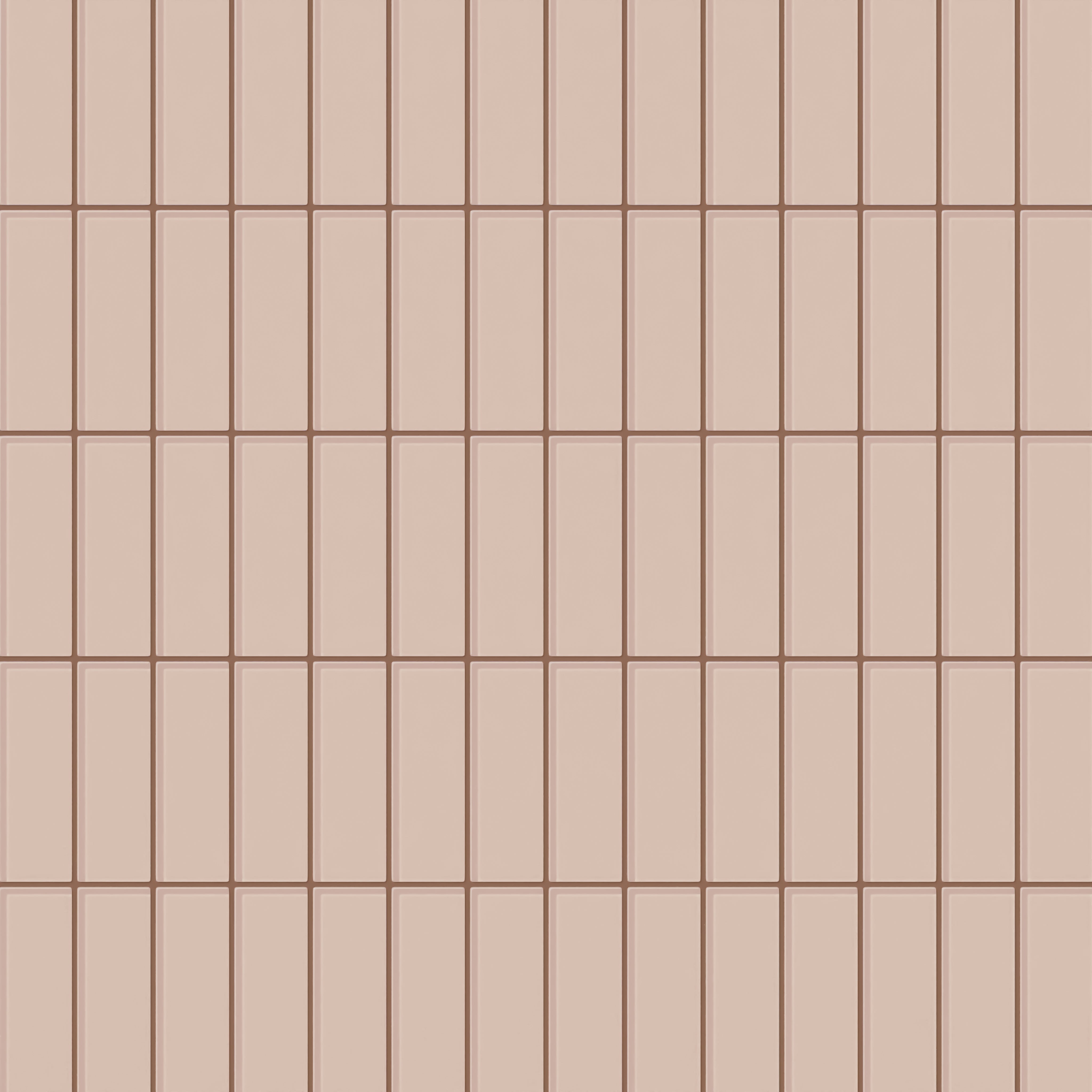 2x6 Glass Tile in Rosy Finch Gloss