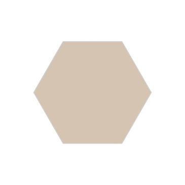 8" Hexagon Original Ceramic Tile in Cardamom Matte