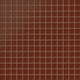 1x1 Straight Set Sheeted Glass Mosaic Tile in Pheasant Matte