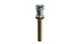 Lavatory Faucet Soft Touch Drain with Overflow in Satin Chrome