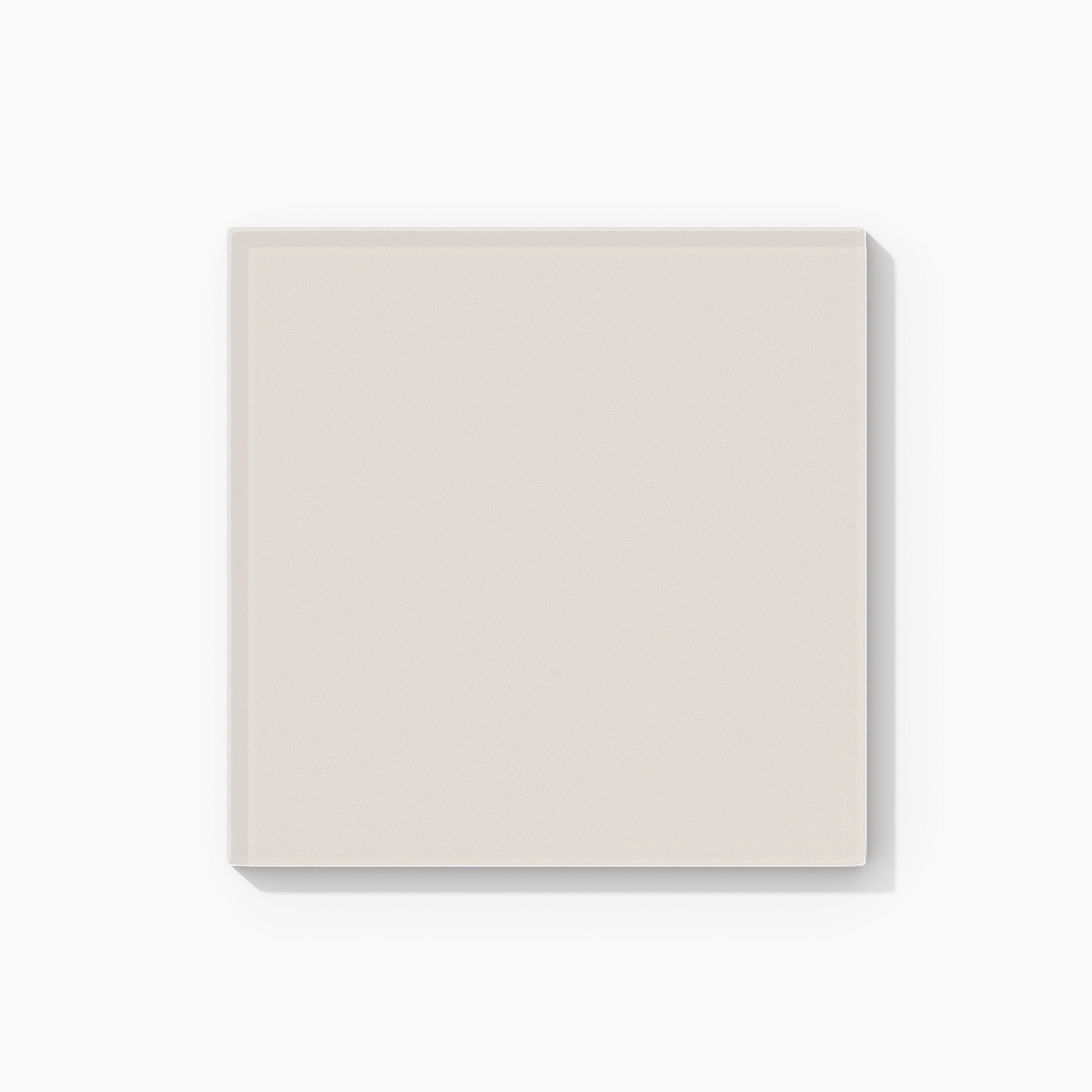 6x6 Glass Tile in Dove Gloss