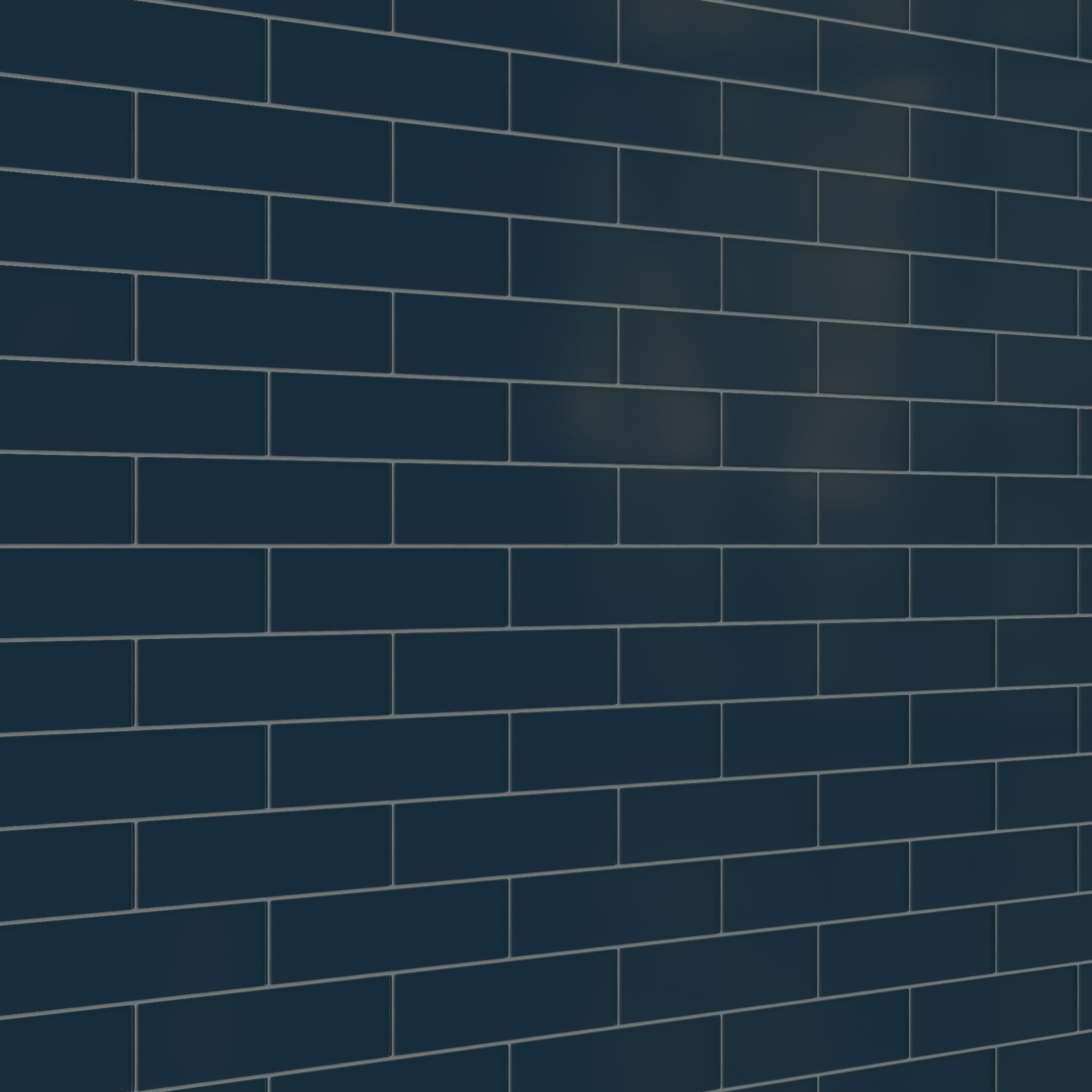 Quick Ship 3x12 Glass Tile in Grackle Matte