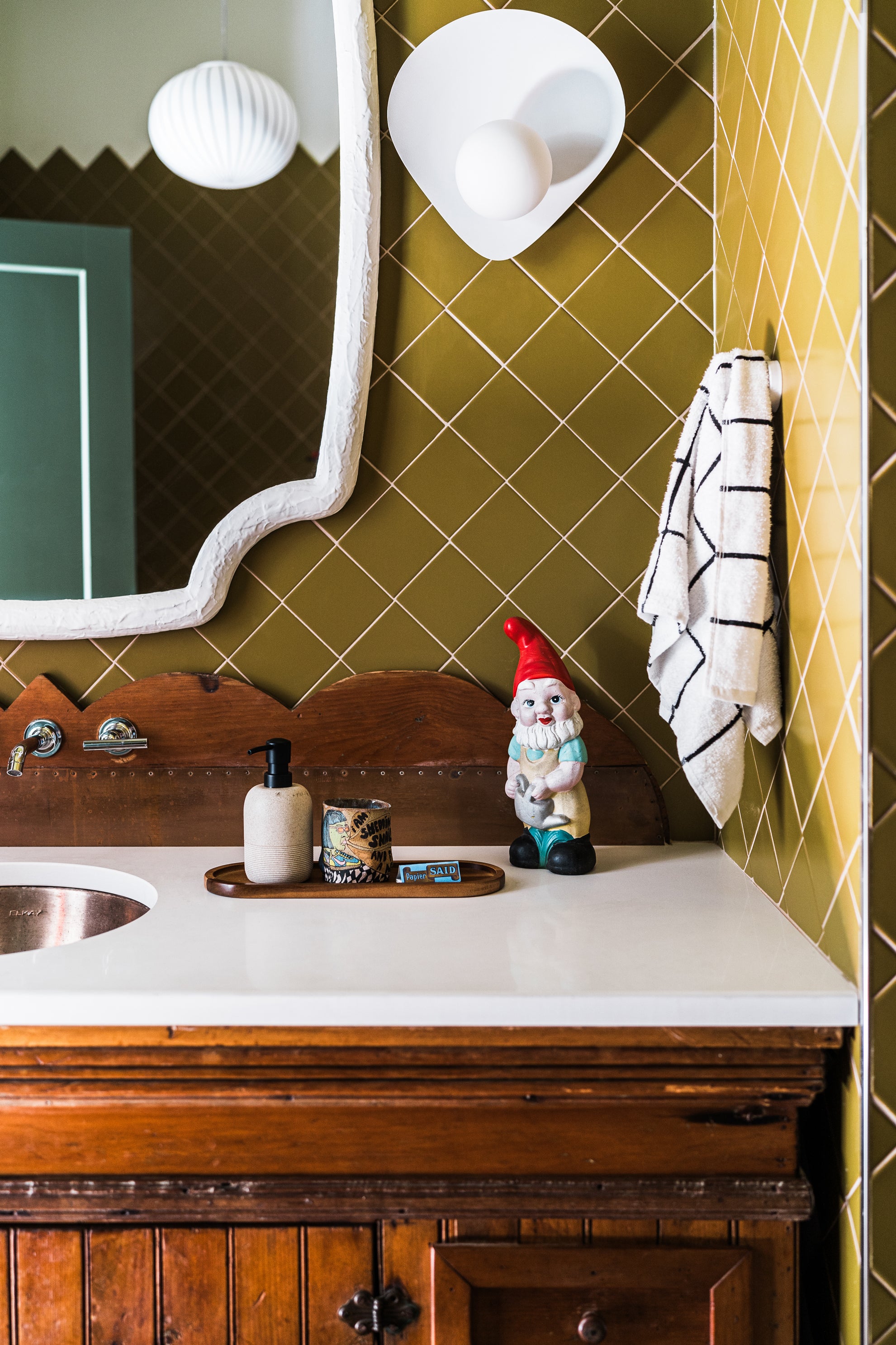 2x2 Straight Set Sheeted Original Ceramic Mosaic Tile in Mustard Seed Matte