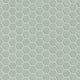 1" Hexagon Sheeted Original Ceramic Mosaic Tile in Overcast Gloss