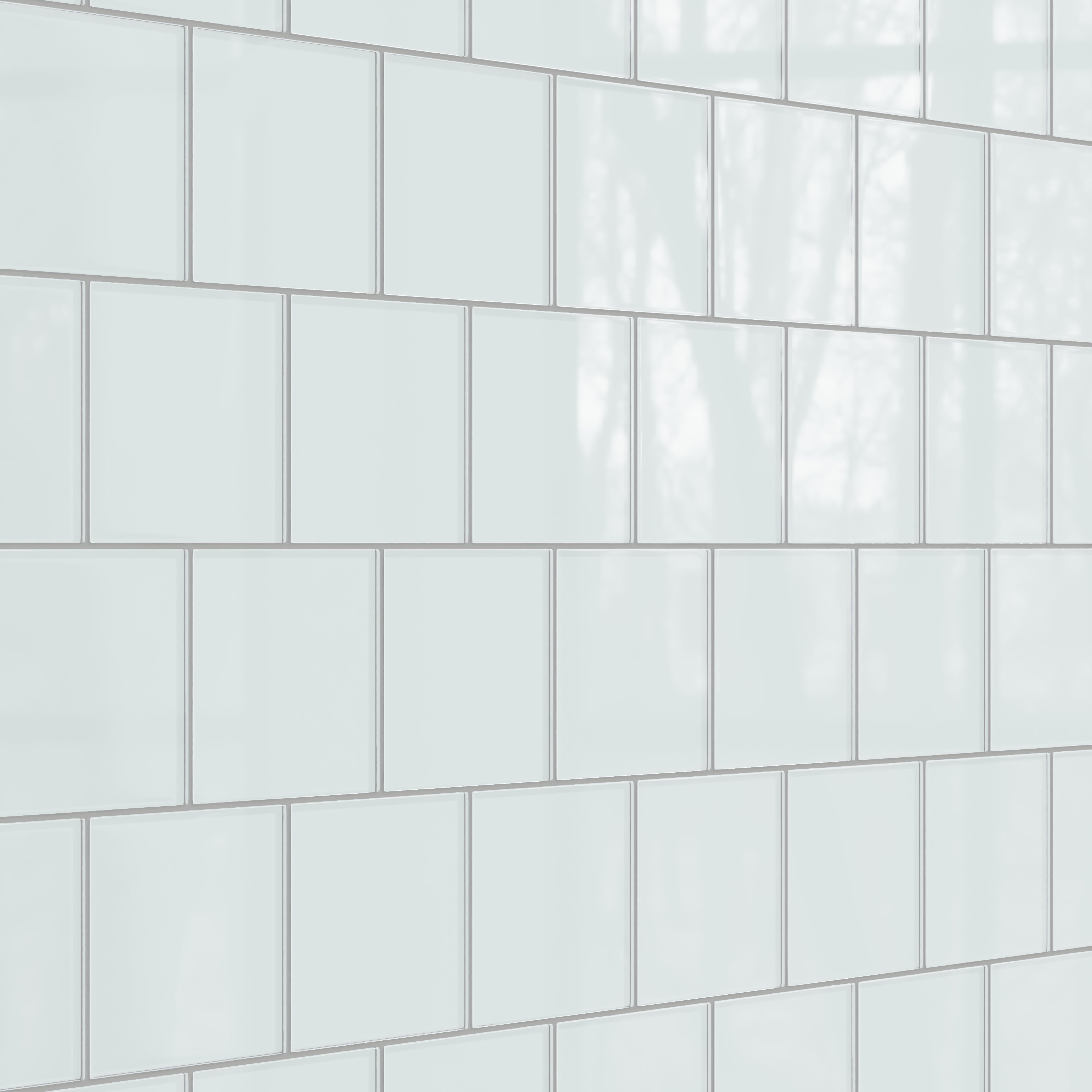 6x6 Glass Tile in Warbler Gloss