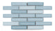 1x4 Half Offset Sheeted Original Ceramic Mosaic Tile in Crater Lake Gloss