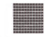 1x1 Straight Set Sheeted Original Ceramic Mosaic Tile in Kalamata Gloss