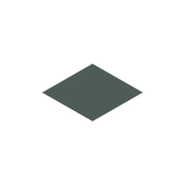 Large Diamond Original Ceramic Tile in Tempest Matte