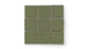 3x3 Straight Set Sheeted Original Ceramic Mosaic Tile in Peabody Gloss