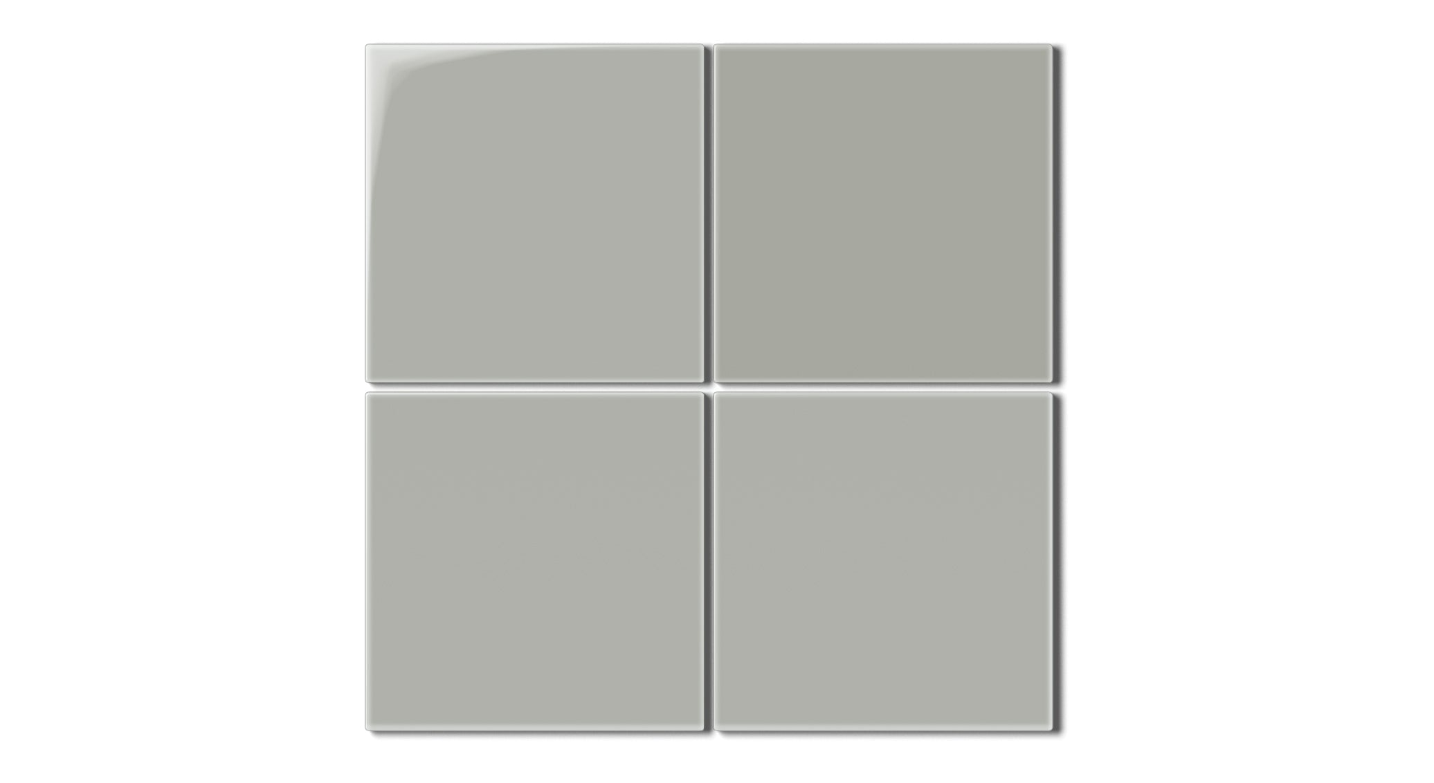 6x6 Natural Press Ceramic Tile in Puget Sound Gloss