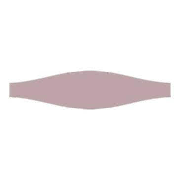 Wave Original Ceramic Tile in Painted Sky Matte