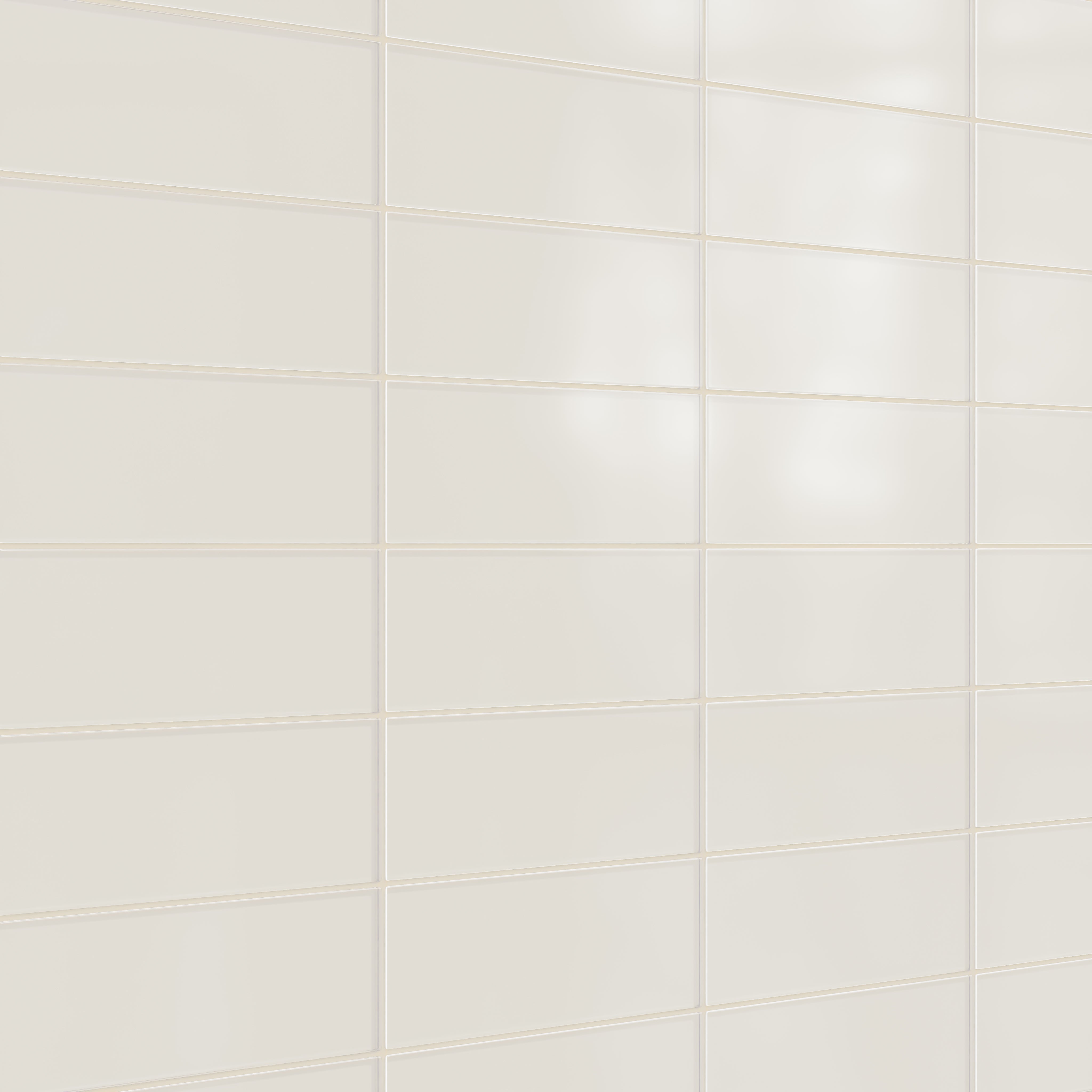 4x12 Glass Tile in Dove Matte