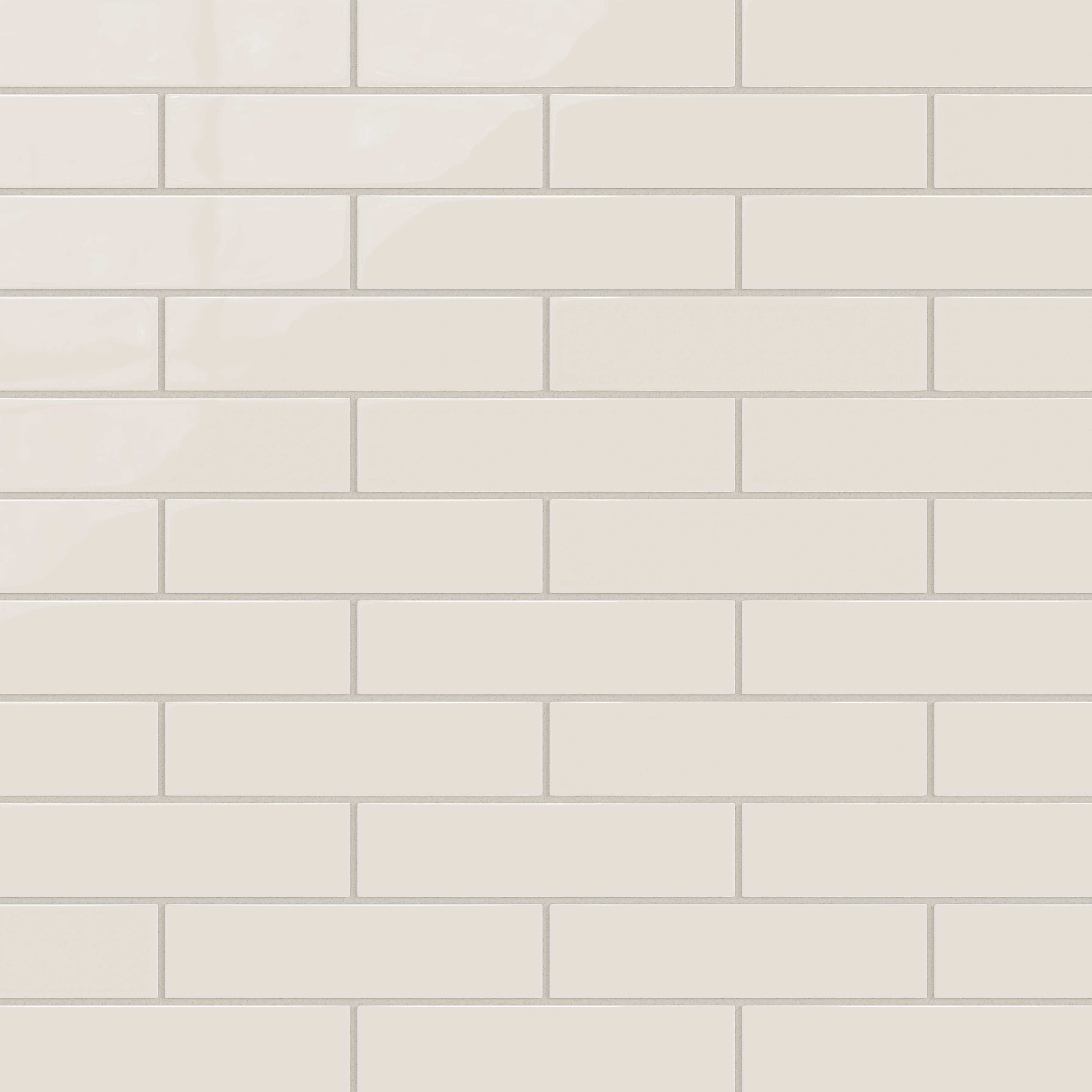 2x8 Natural Press Ceramic Tile in Pearl Gloss