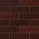 4x12 Original Ceramic Tile in Redwood