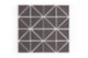 3" Triangle Sheeted - Quadrant Original Ceramic Mosaic Tile in Kalamata Gloss