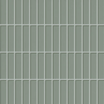 1x4 Straight Set Sheeted Glass Mosaic Tile in Hummingbird Gloss