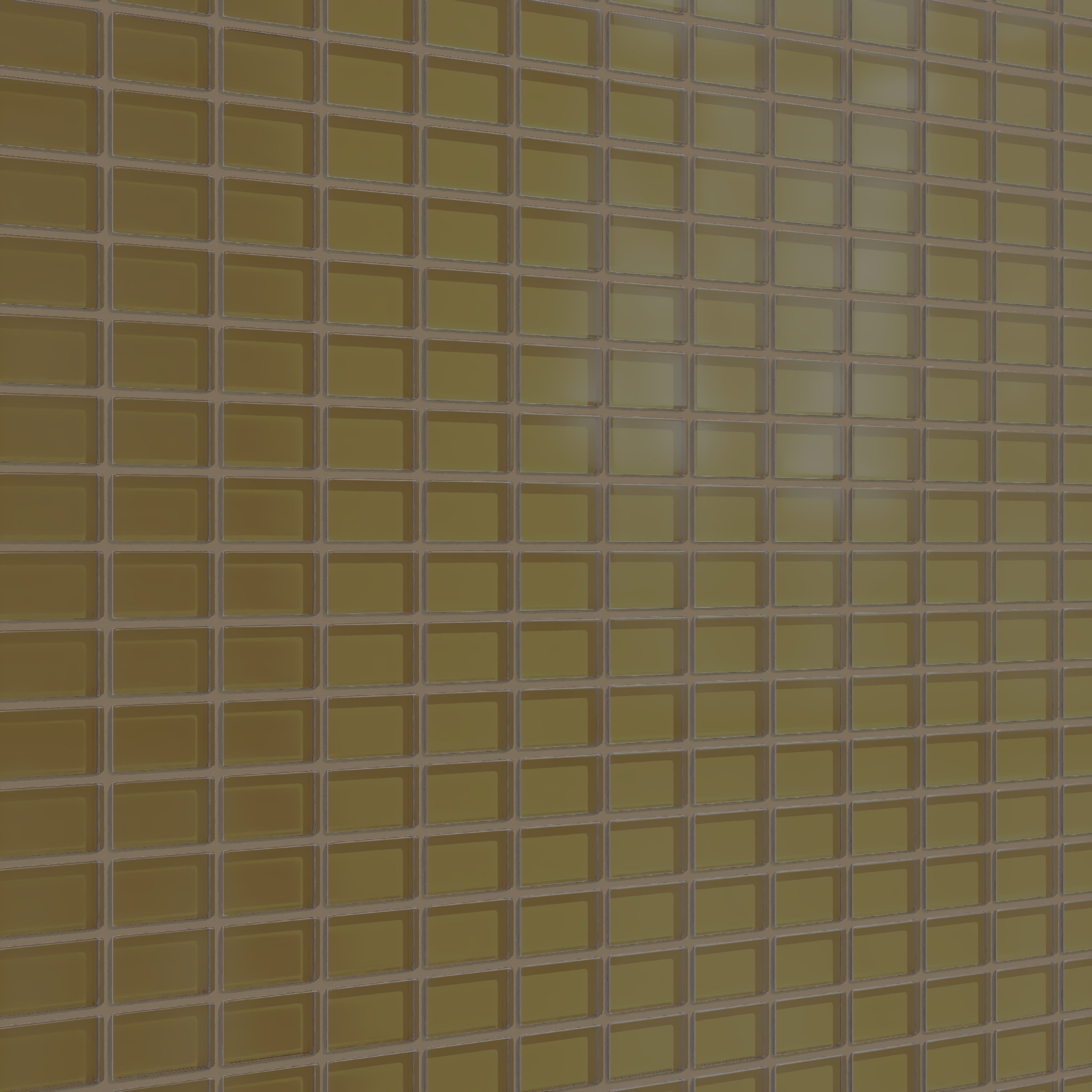 1x2 Straight Set Sheeted Glass Mosaic Tile in Merlin Matte