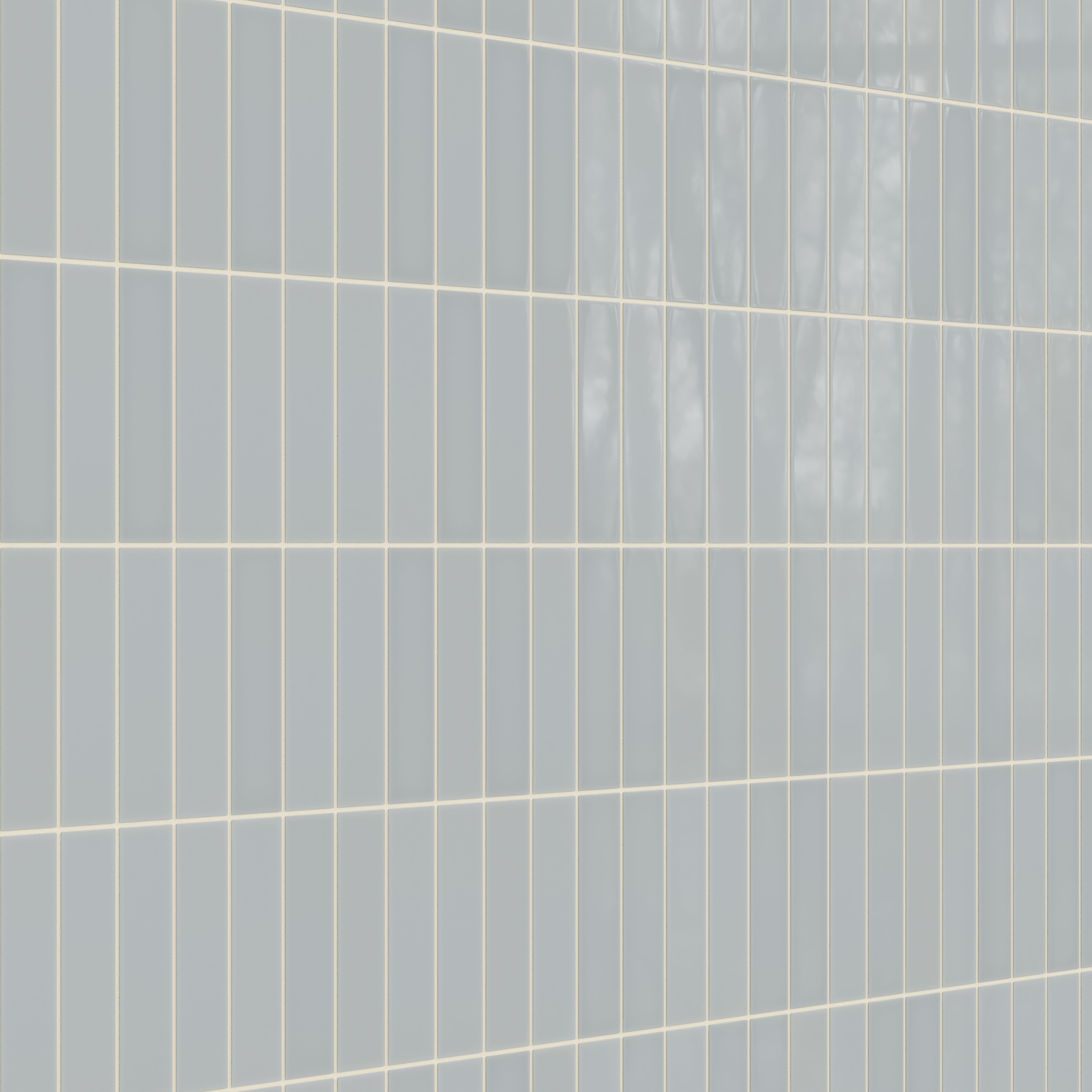 2x8 Natural Press Ceramic Tile in Alberta Blue Gloss