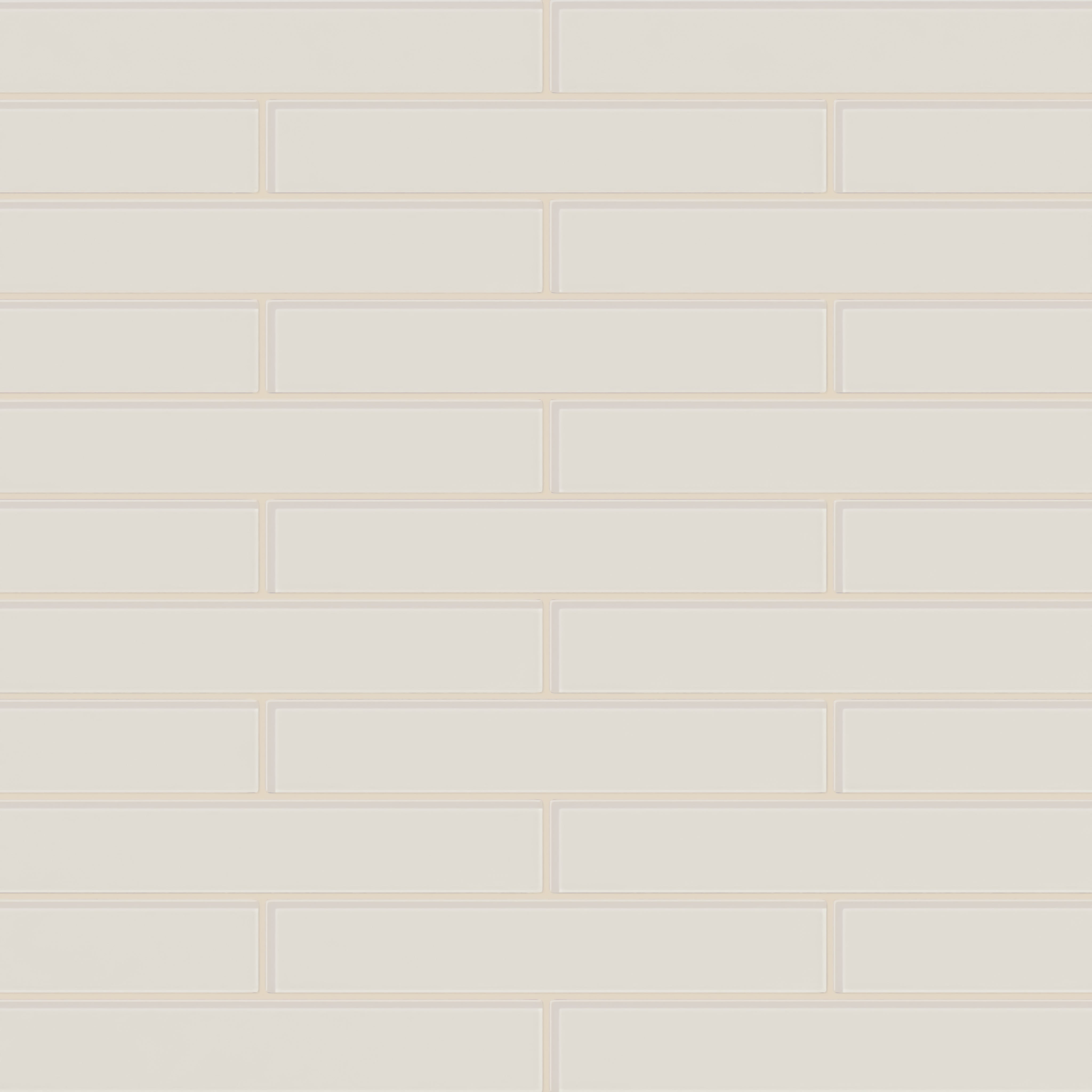 2x12 Glass Tile in Dove Gloss