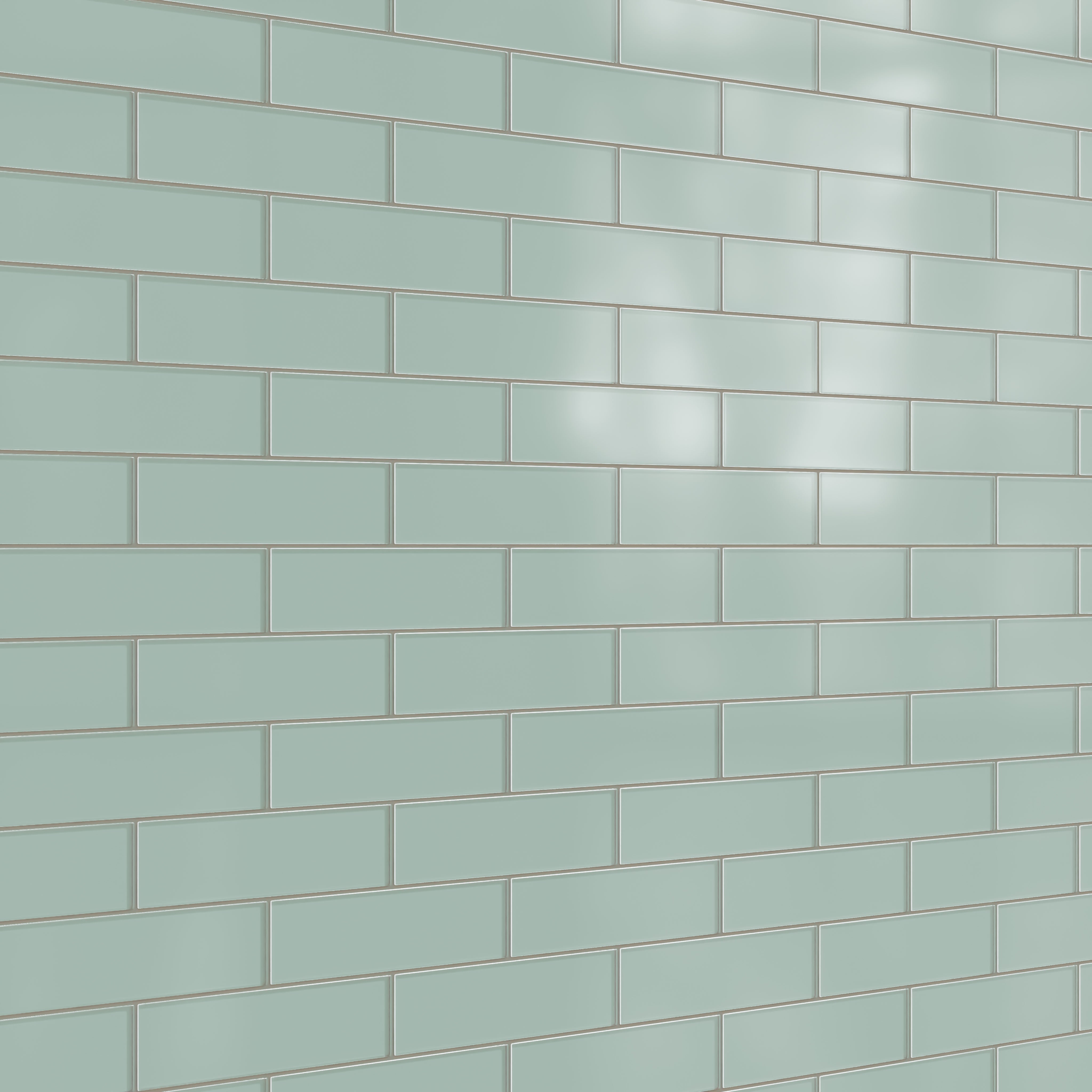 3x12 Glass Tile in Kingfisher Matte