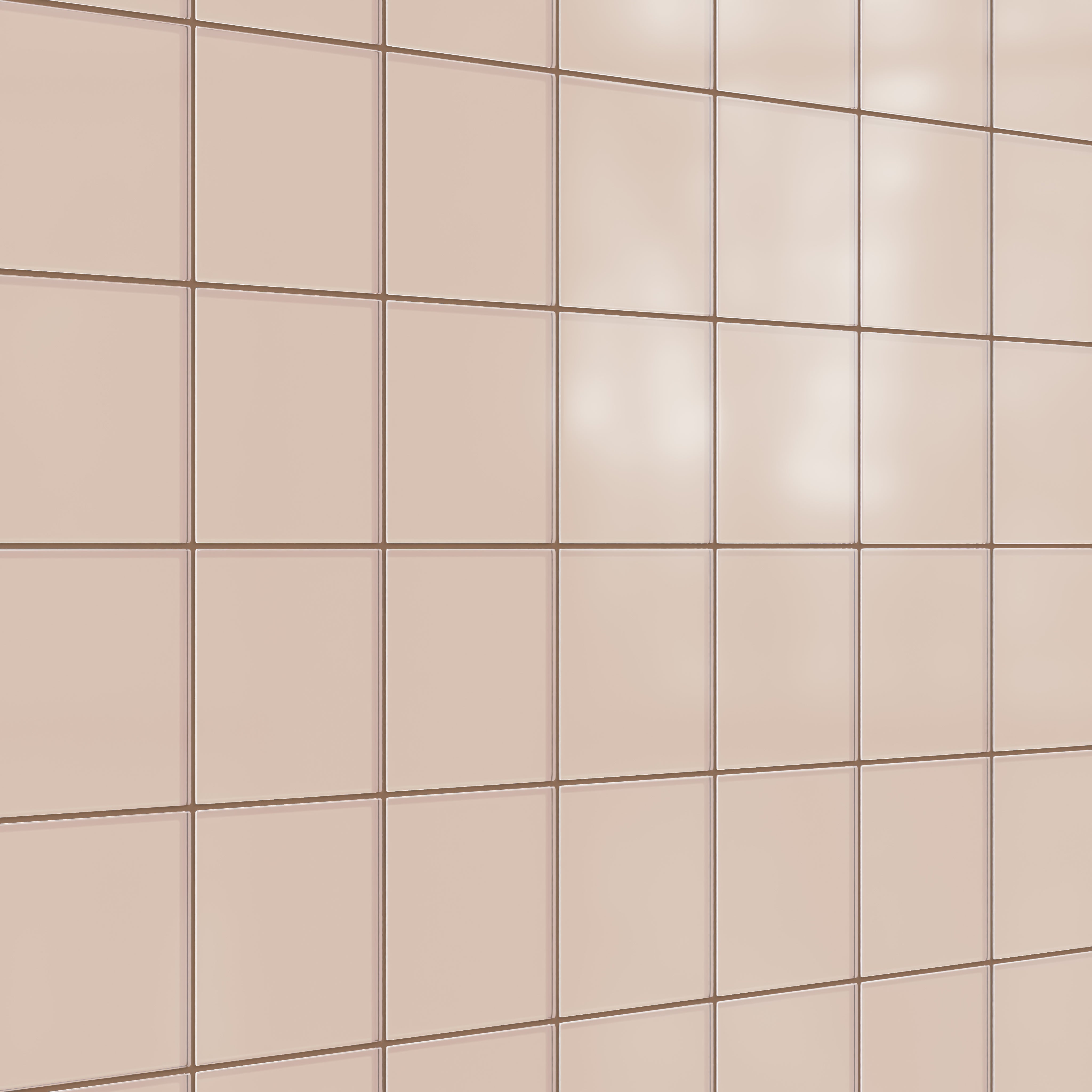 6x6 Glass Tile in Rosy Finch Matte