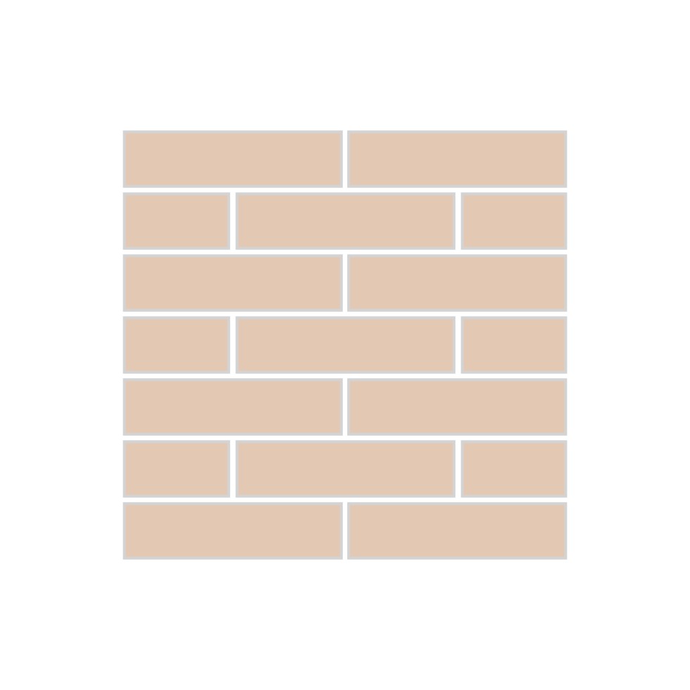 1x4 Half Offset Sheeted Original Ceramic Mosaic Tile in Tumbleweed Gloss