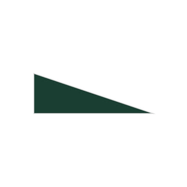 Right Scalene Triangle Original Ceramic Tile in Evergreen Matte