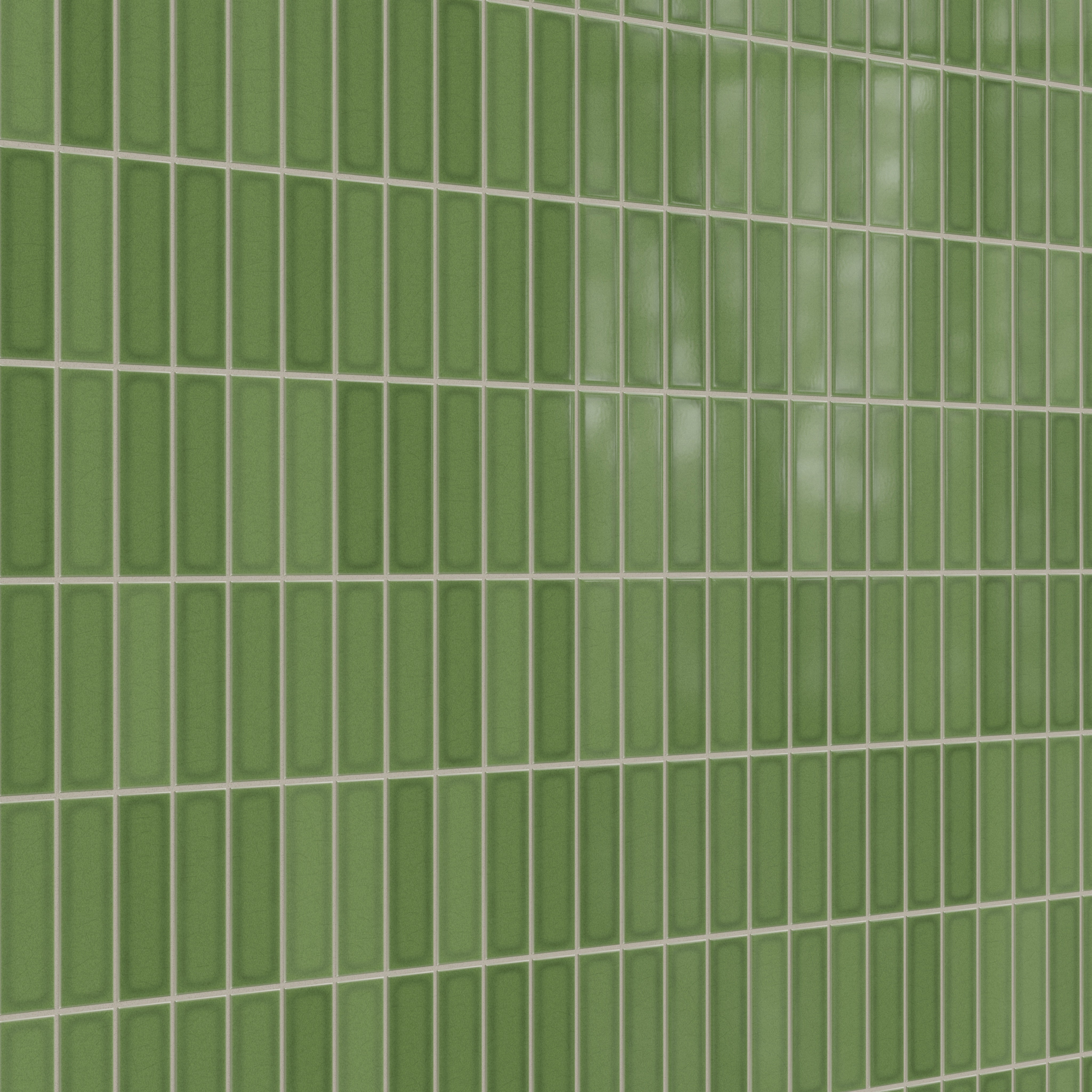 2x6 Original Ceramic Tile in Kelp Gloss