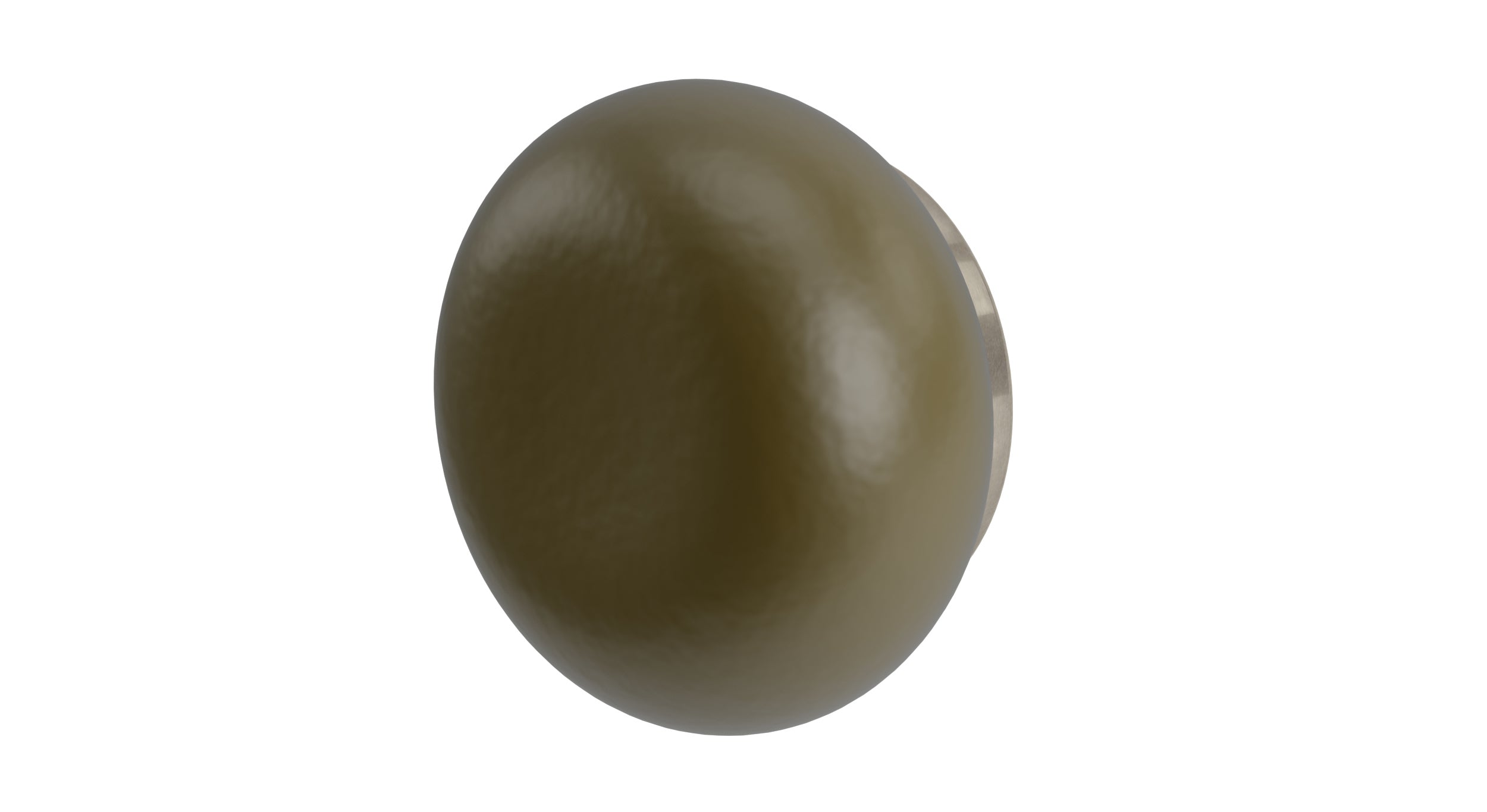 Foundry One Handle Wall Mount Diverter/Volume Control Shower Trim with Pebble Ceramic Knob Handle in French Nickel