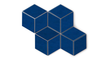 Large Diamond Original Ceramic Tile in Lake Tahoe Gloss