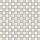 1x1 Checkerboard Sheeted Original Ceramic Tile in Overcast Matte & Calcite Matte