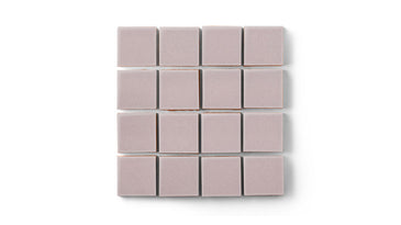 2x2 Straight Set Sheeted Original Ceramic Mosaic Tile in Painted Sky Gloss