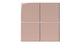 6x6 Natural Press Ceramic Tile in Red Jasper Gloss