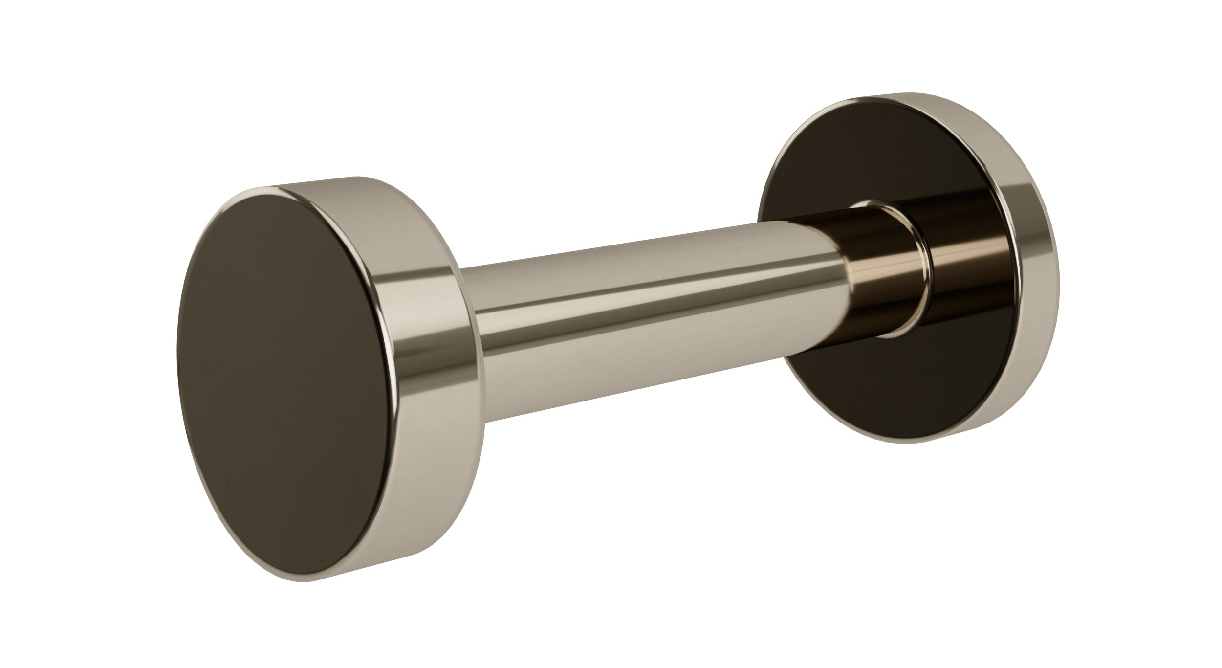 Flatiron Round Robe Hook in Polished Nickel