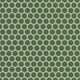 Penny Round Sheeted Original Ceramic Mosaic Tile in Kelp Matte