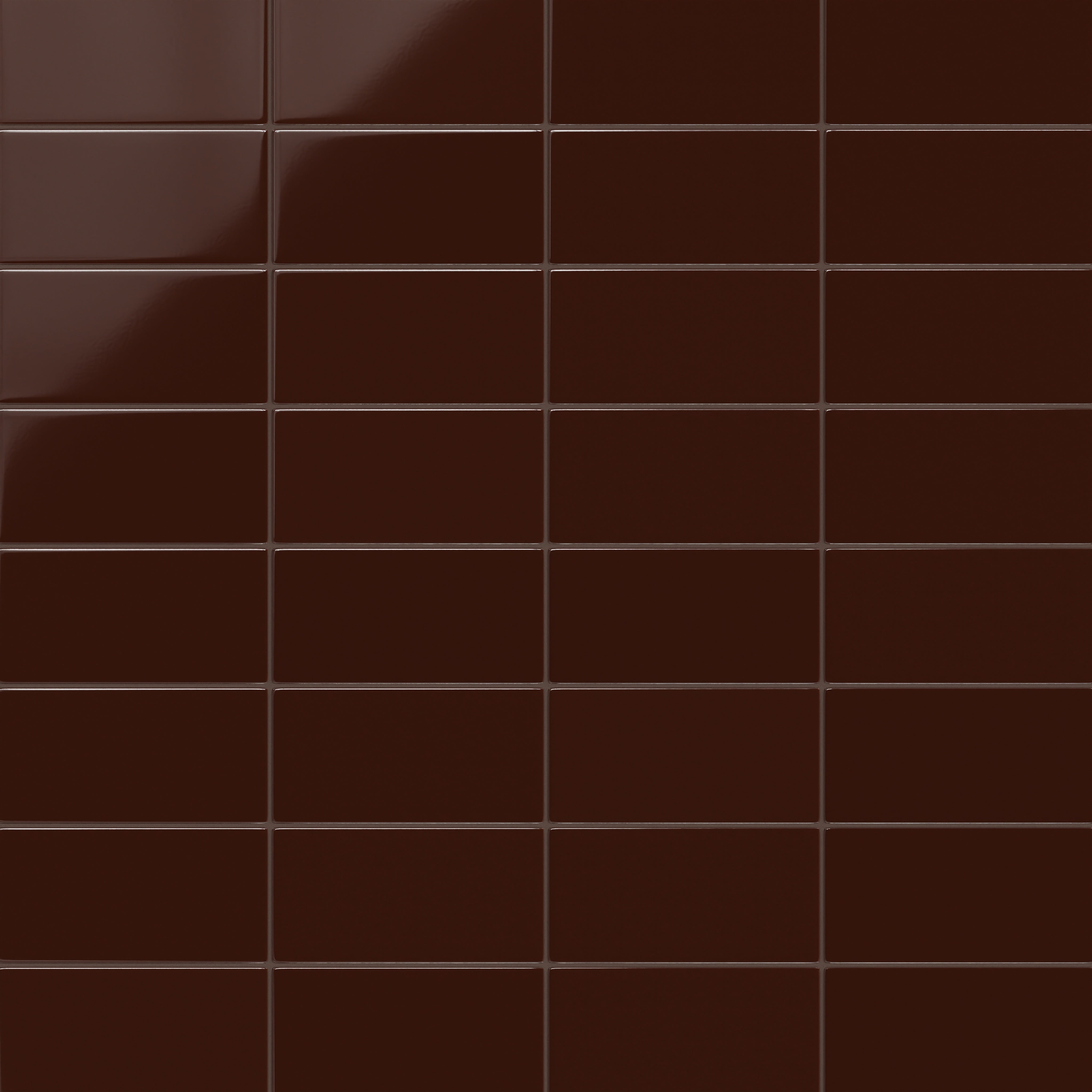 Garnet 6x12 Gloss Original Ceramic Tile - Fireclay Tile