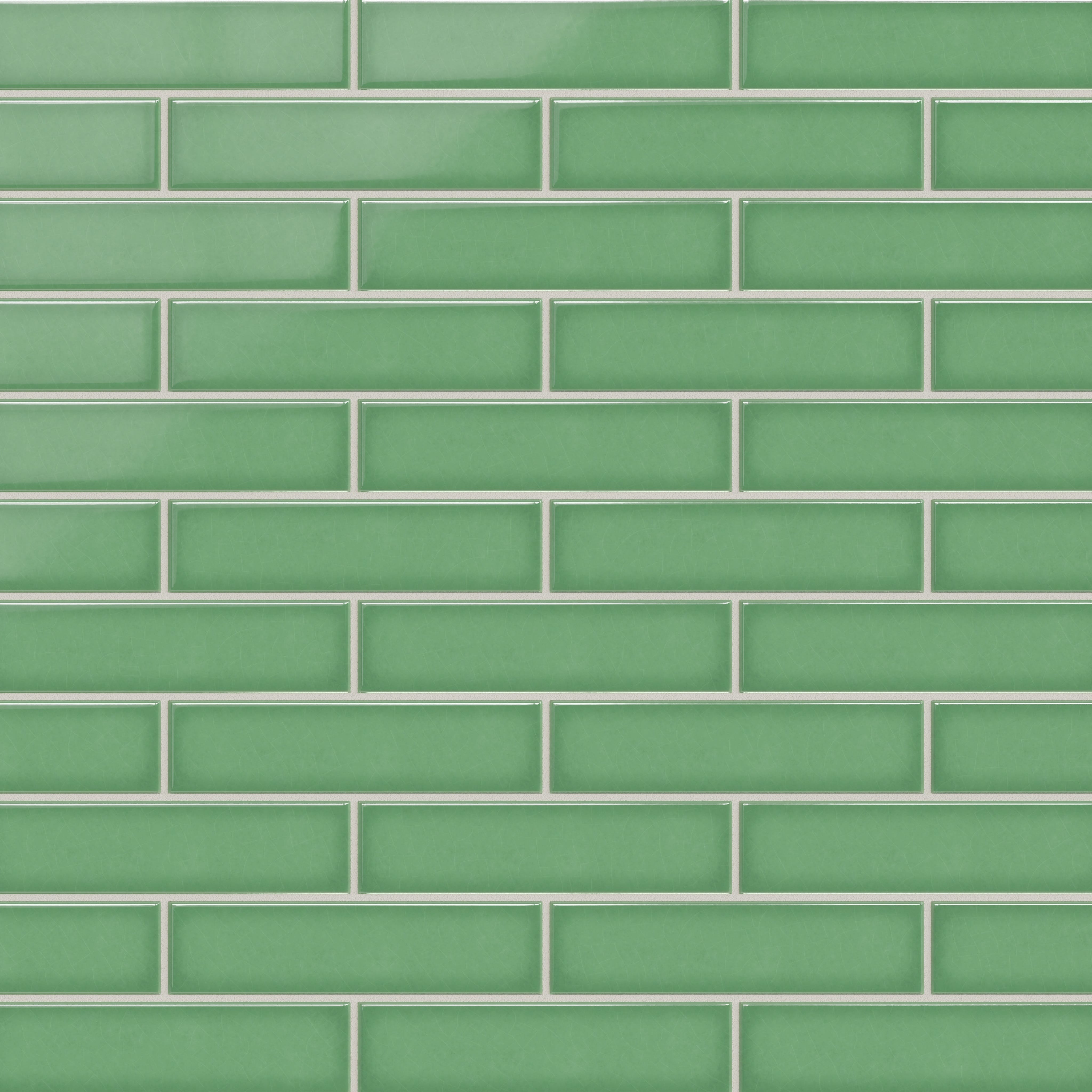 Quick Ship 2x8 Original Ceramic Tile in Sea Green Gloss
