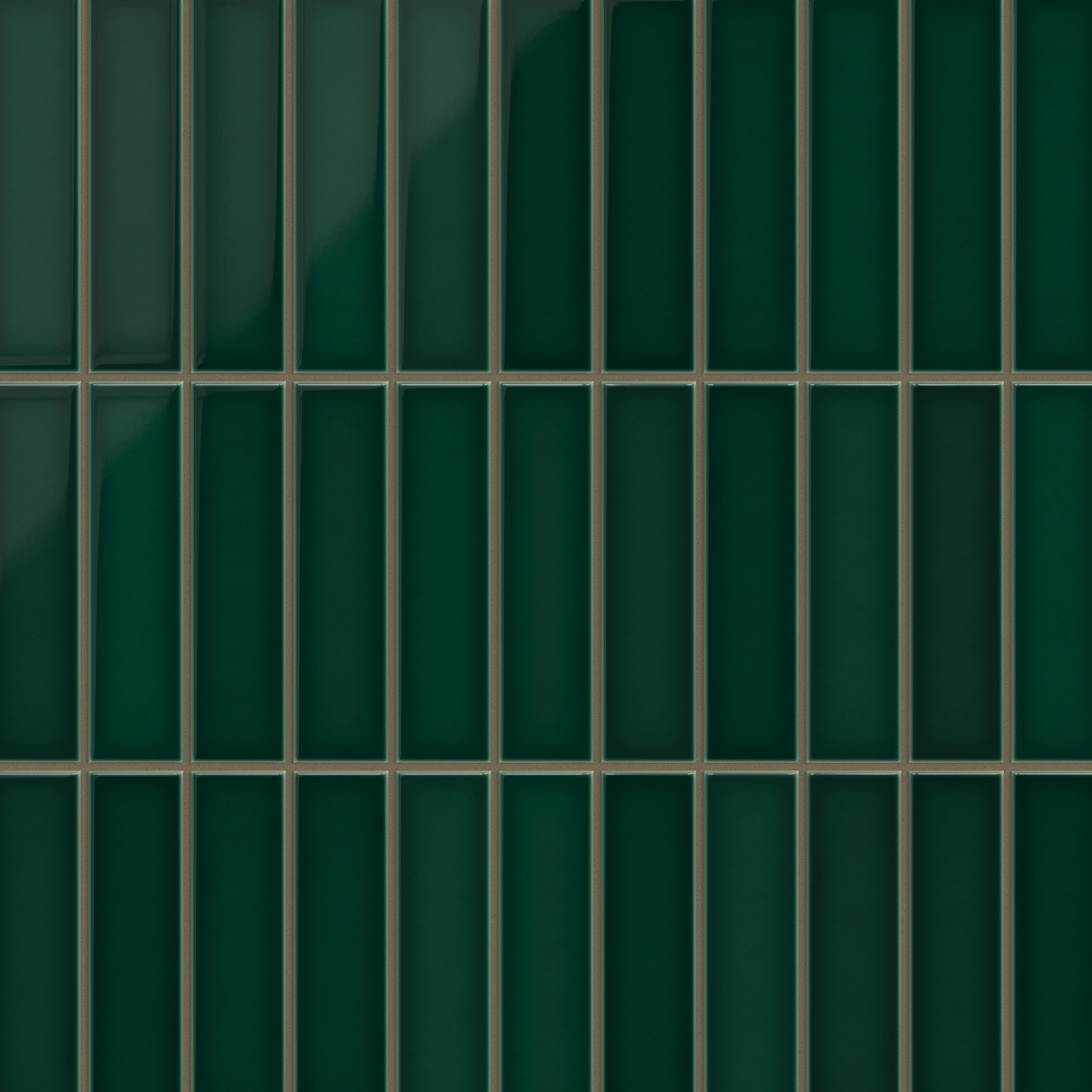 Evergreen 2x8 Gloss Original Ceramic Tile - Fireclay Tile