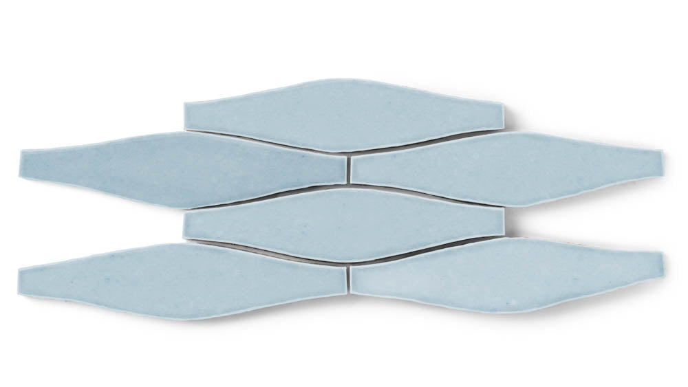Wave Original Ceramic Tile in Crater Lake Gloss