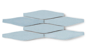 Wave Original Ceramic Tile in Crater Lake Gloss