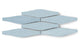 Wave Original Ceramic Tile in Crater Lake Gloss