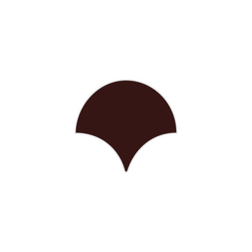 Ogee Drop Original Ceramic Tile in Garnet Matte