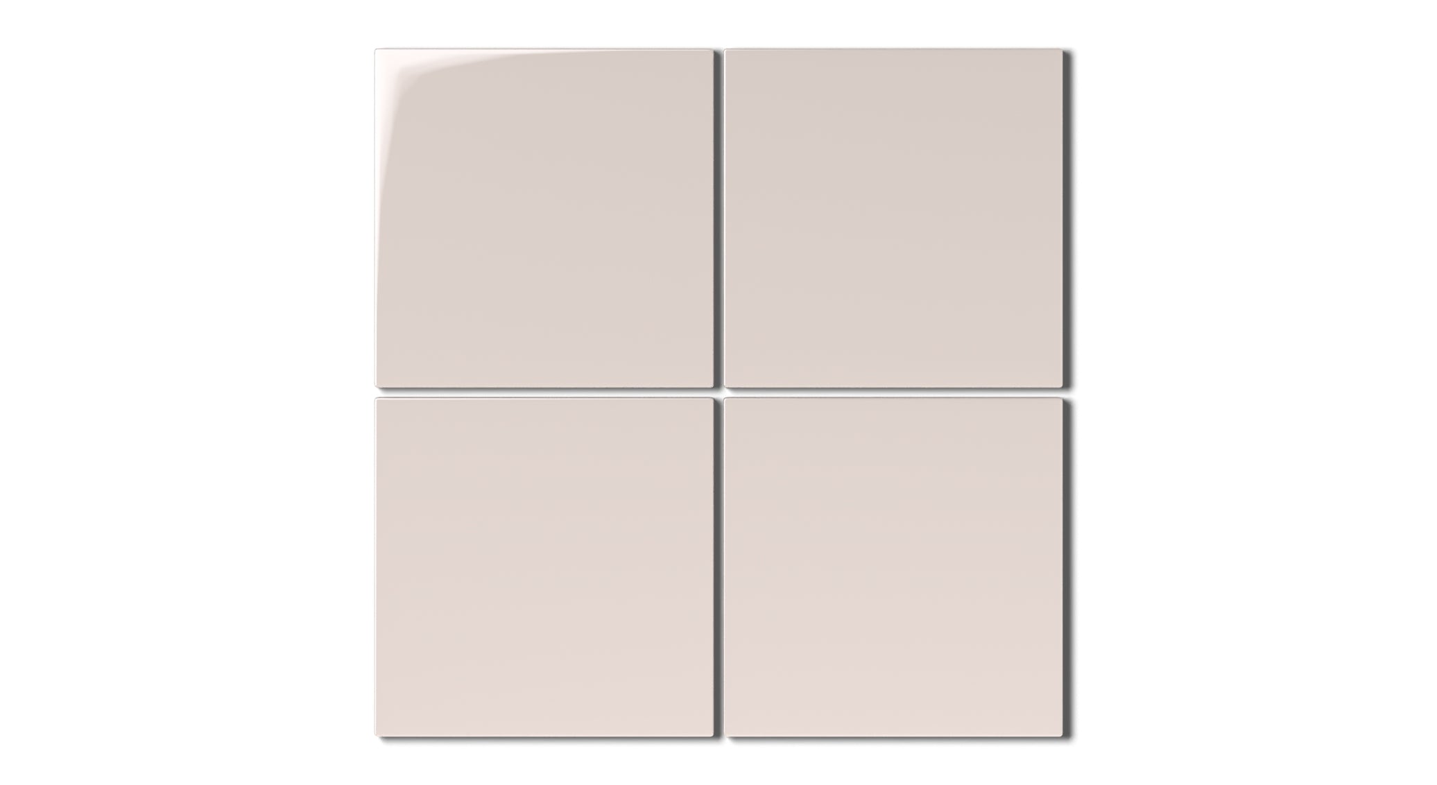 6x6 Natural Press Ceramic Tile in Tyrian Purple Gloss
