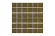 2x2 Straight Set Sheeted Original Ceramic Mosaic Tile in Chaparral Gloss