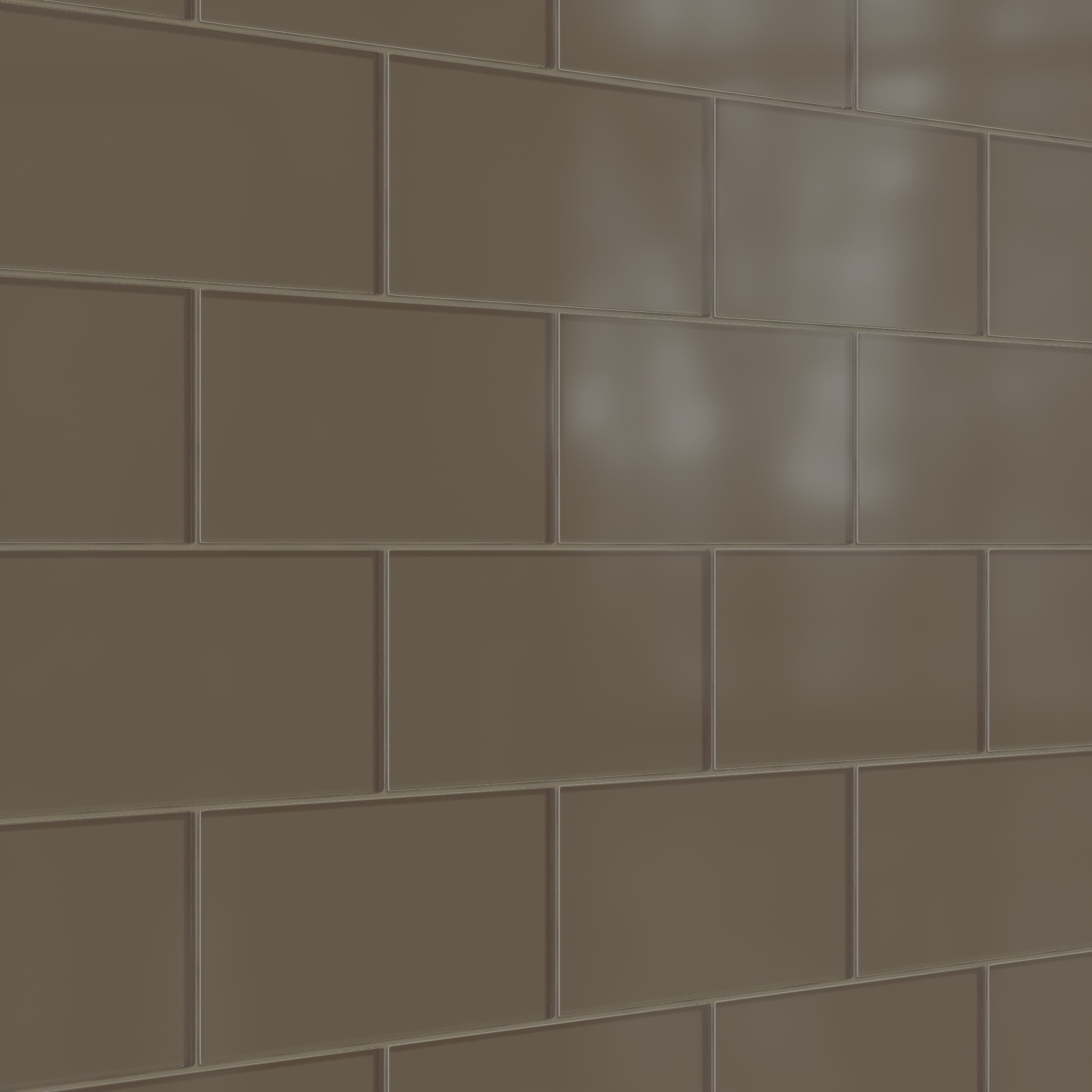 6x12 Glass Tile in Albatross Matte