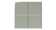 6x6 Natural Press Ceramic Tile in Terre Verte Gloss