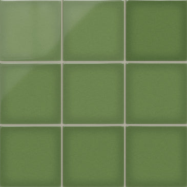 8x8 Original Ceramic Tile in Kelp Gloss
