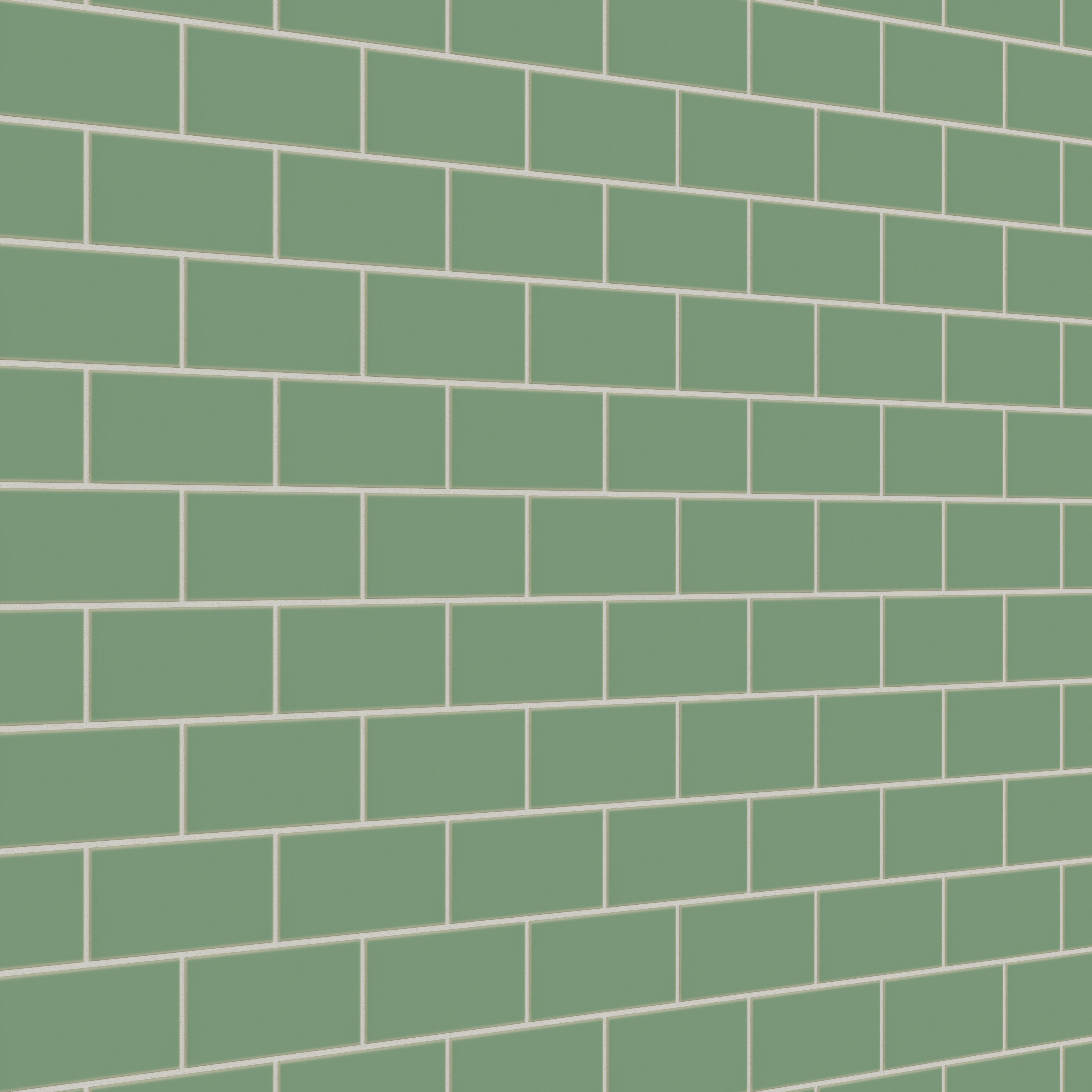 3x6 Original Ceramic Tile in Sea Green Matte