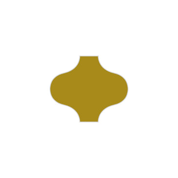 Paseo Original Ceramic Tile in Mustard Seed Gloss